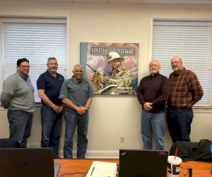 (Pictured L-R: Jared Smith, McWane Ductile New Jersey Health & Safety Manager; Mike Parker, McWane Pipe Group Health & Safety Director; David Vazquez, McWane Ductile Utah Health & Safety Manager; Frank Kline, McWane Ductile Ohio Health & Safety Manager; T